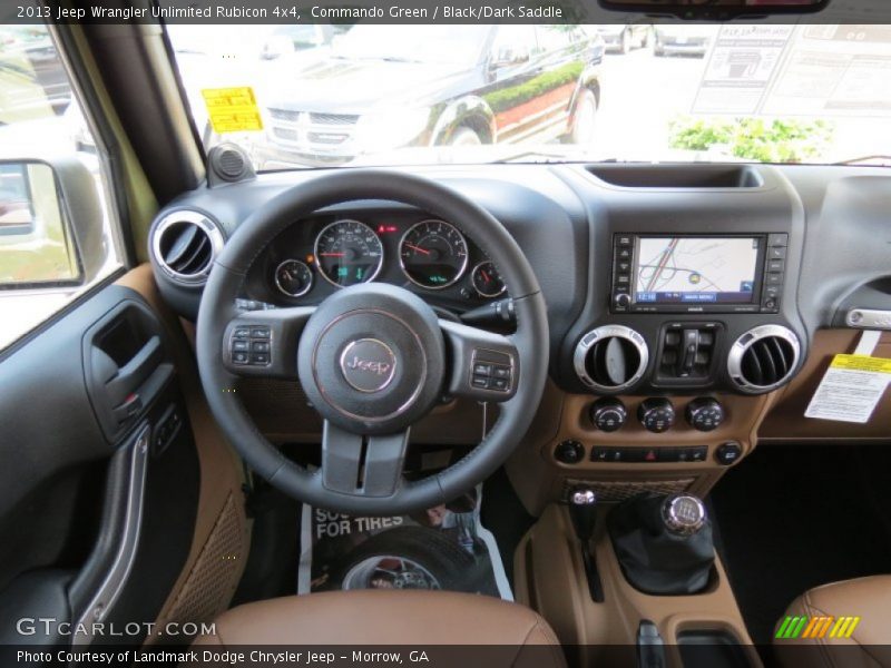 Dashboard of 2013 Wrangler Unlimited Rubicon 4x4