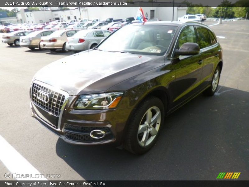 Teak Brown Metallic / Cardamom Beige 2011 Audi Q5 3.2 quattro