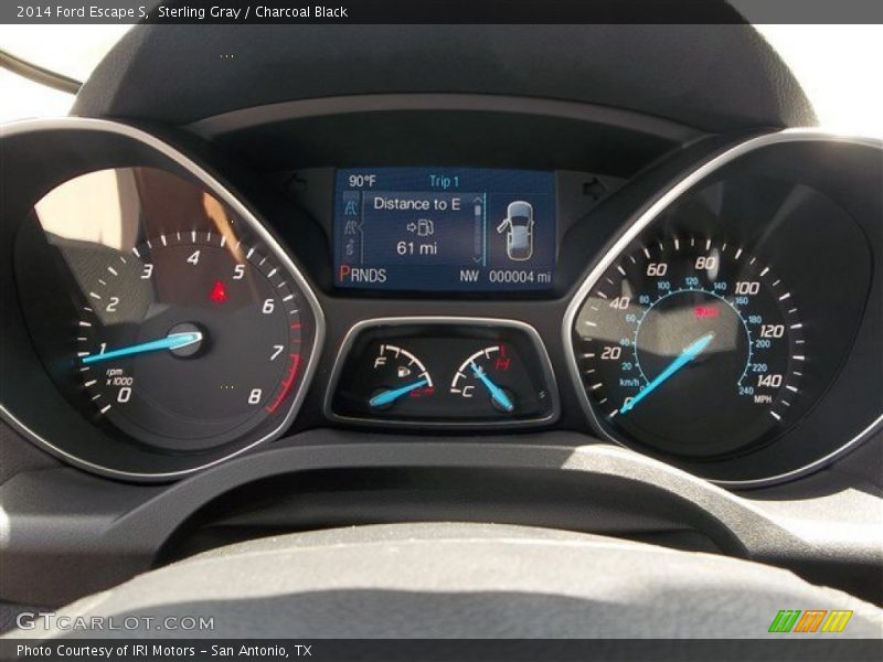 Sterling Gray / Charcoal Black 2014 Ford Escape S