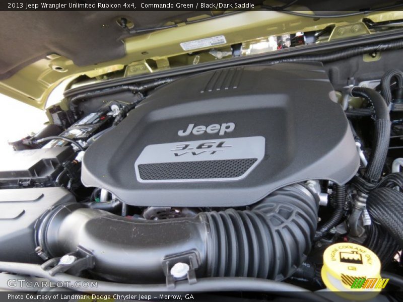  2013 Wrangler Unlimited Rubicon 4x4 Engine - 3.6 Liter DOHC 24-Valve VVT Pentastar V6