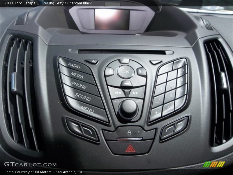 Sterling Gray / Charcoal Black 2014 Ford Escape S