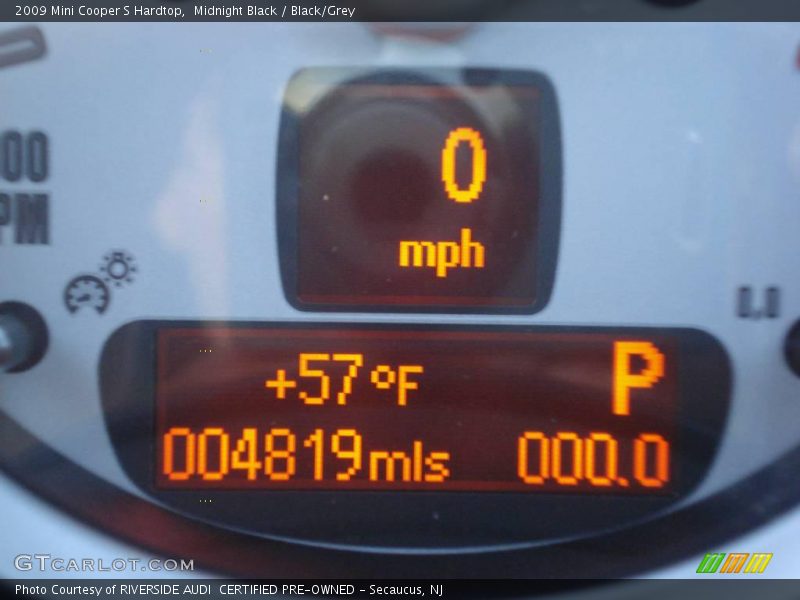 Midnight Black / Black/Grey 2009 Mini Cooper S Hardtop