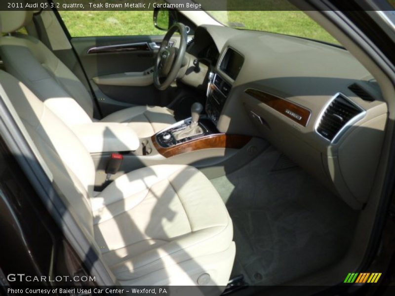 Teak Brown Metallic / Cardamom Beige 2011 Audi Q5 3.2 quattro