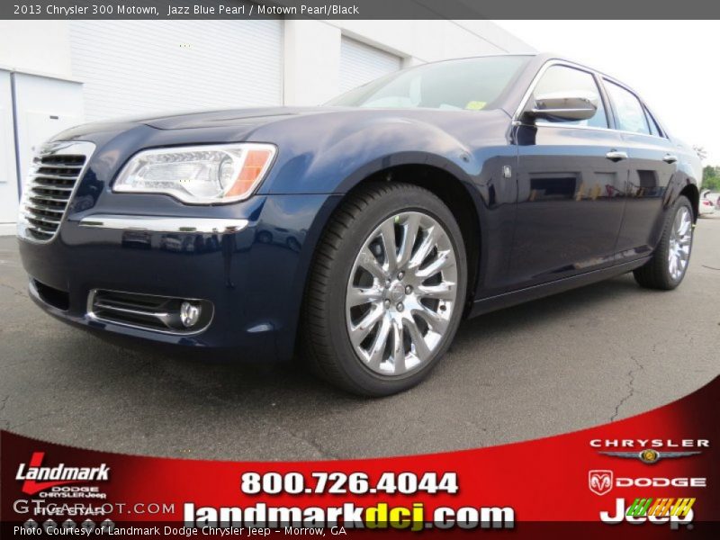 Jazz Blue Pearl / Motown Pearl/Black 2013 Chrysler 300 Motown