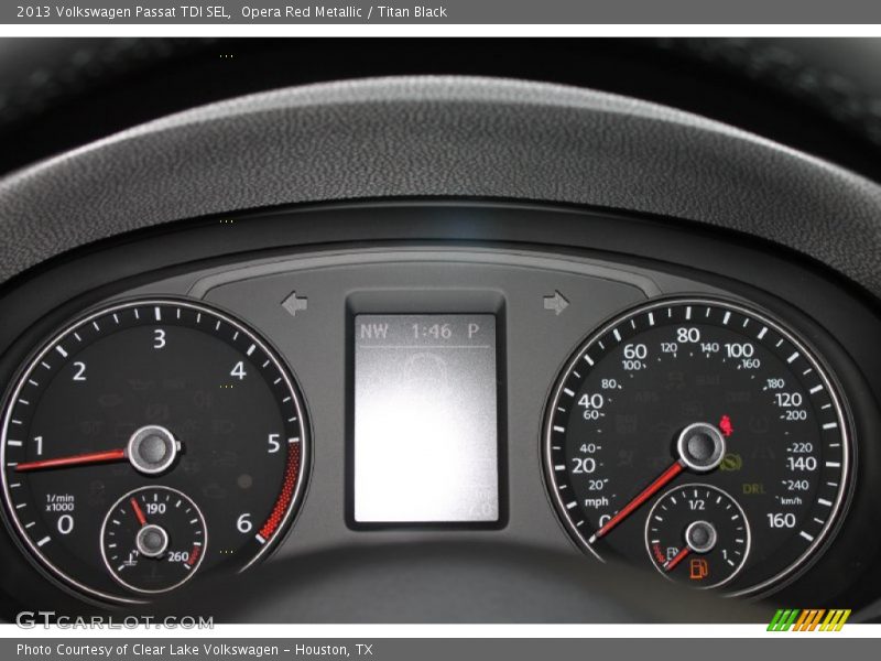 Opera Red Metallic / Titan Black 2013 Volkswagen Passat TDI SEL