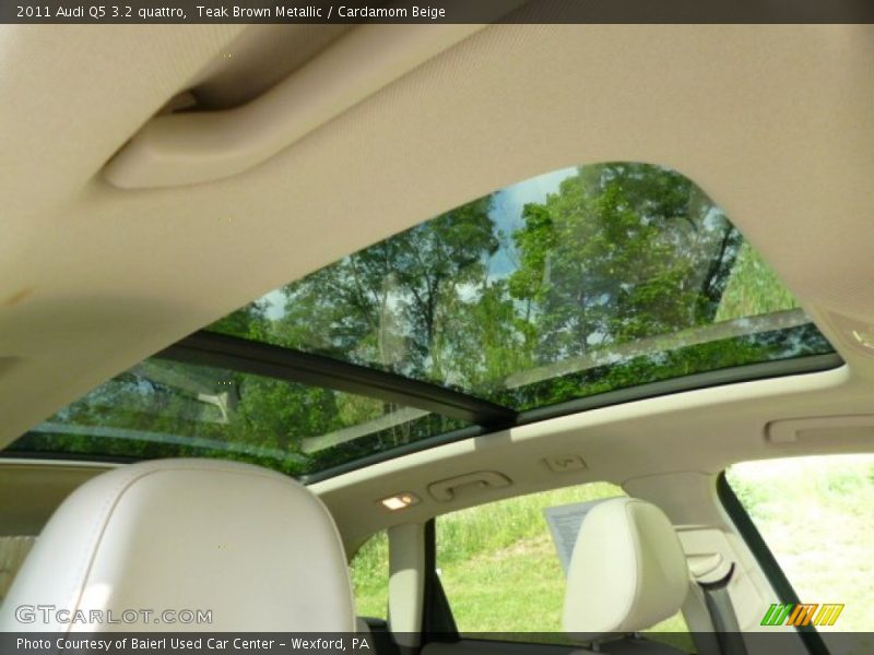 Teak Brown Metallic / Cardamom Beige 2011 Audi Q5 3.2 quattro