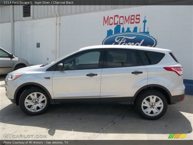 Ingot Silver / Charcoal Black 2014 Ford Escape S