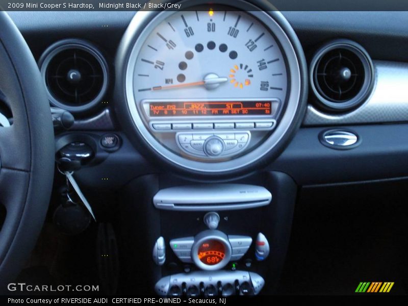 Midnight Black / Black/Grey 2009 Mini Cooper S Hardtop