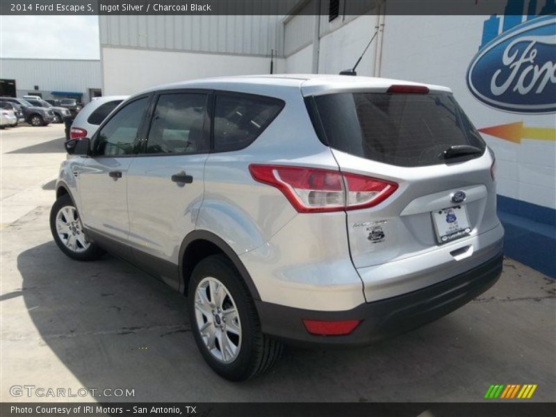 Ingot Silver / Charcoal Black 2014 Ford Escape S