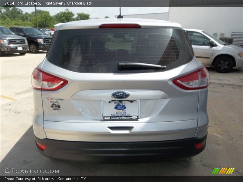 Ingot Silver / Charcoal Black 2014 Ford Escape S