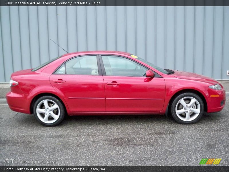 Velocity Red Mica / Beige 2006 Mazda MAZDA6 s Sedan