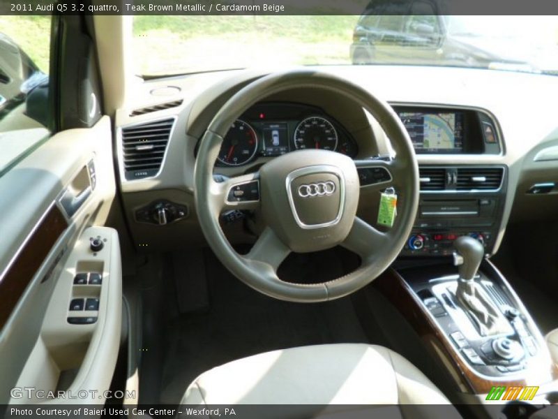 Teak Brown Metallic / Cardamom Beige 2011 Audi Q5 3.2 quattro