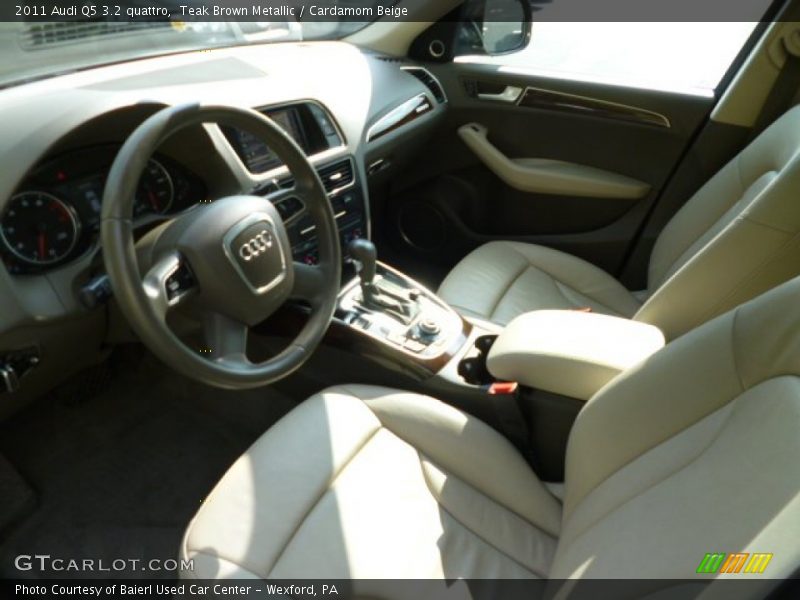 Teak Brown Metallic / Cardamom Beige 2011 Audi Q5 3.2 quattro