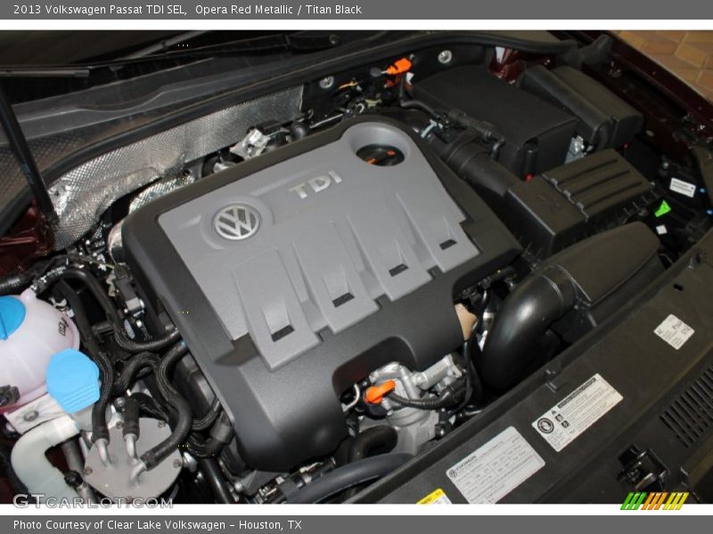Opera Red Metallic / Titan Black 2013 Volkswagen Passat TDI SEL