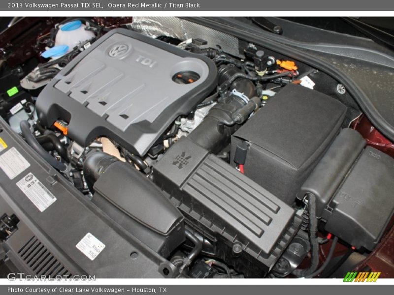 Opera Red Metallic / Titan Black 2013 Volkswagen Passat TDI SEL