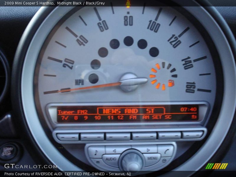Midnight Black / Black/Grey 2009 Mini Cooper S Hardtop