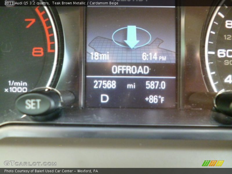 Teak Brown Metallic / Cardamom Beige 2011 Audi Q5 3.2 quattro