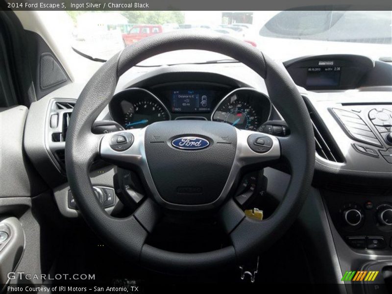 Ingot Silver / Charcoal Black 2014 Ford Escape S