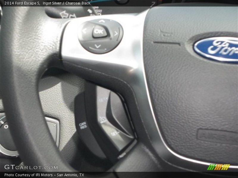 Ingot Silver / Charcoal Black 2014 Ford Escape S