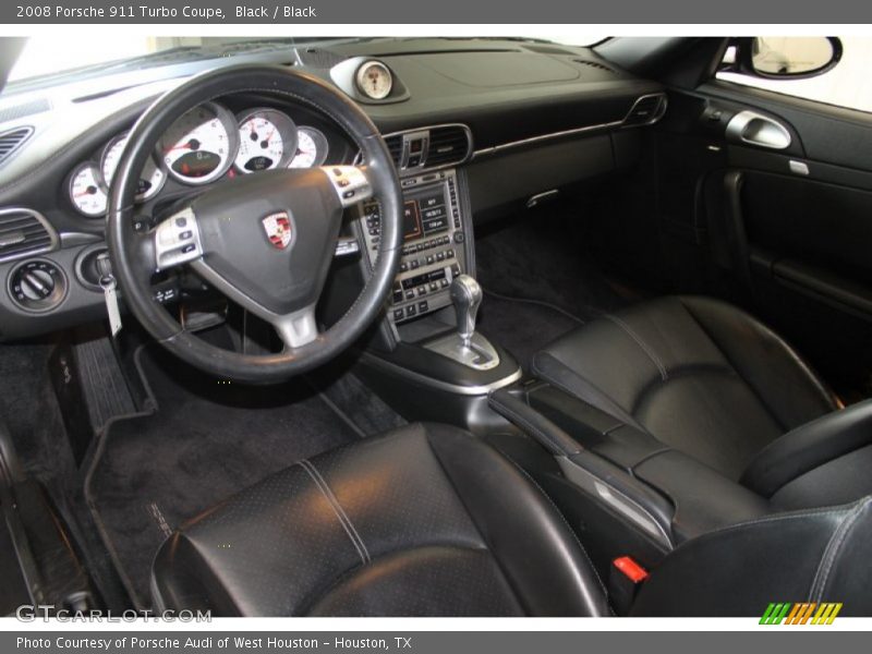 Black Interior - 2008 911 Turbo Coupe 