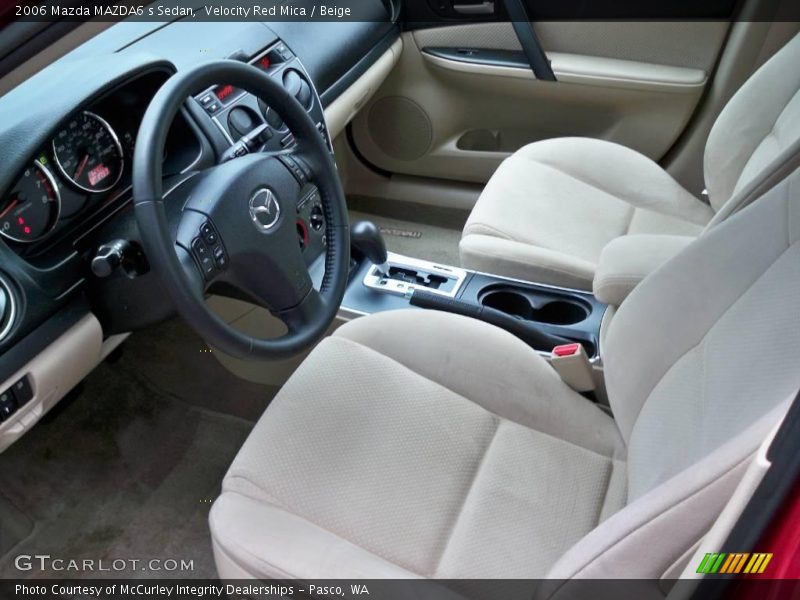 Velocity Red Mica / Beige 2006 Mazda MAZDA6 s Sedan