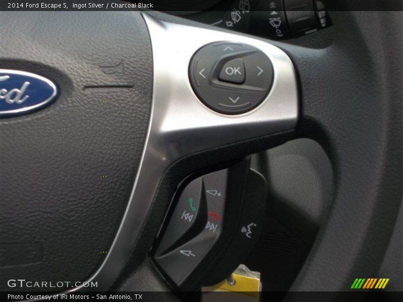 Ingot Silver / Charcoal Black 2014 Ford Escape S