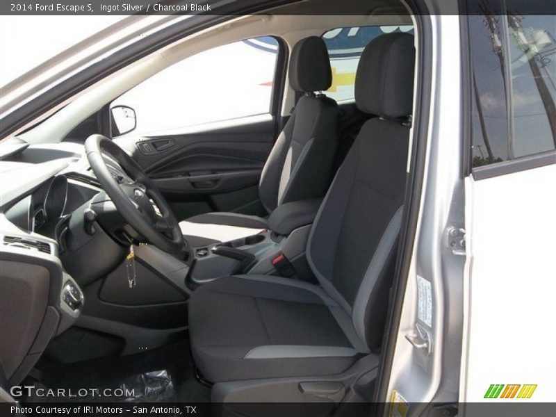 Ingot Silver / Charcoal Black 2014 Ford Escape S