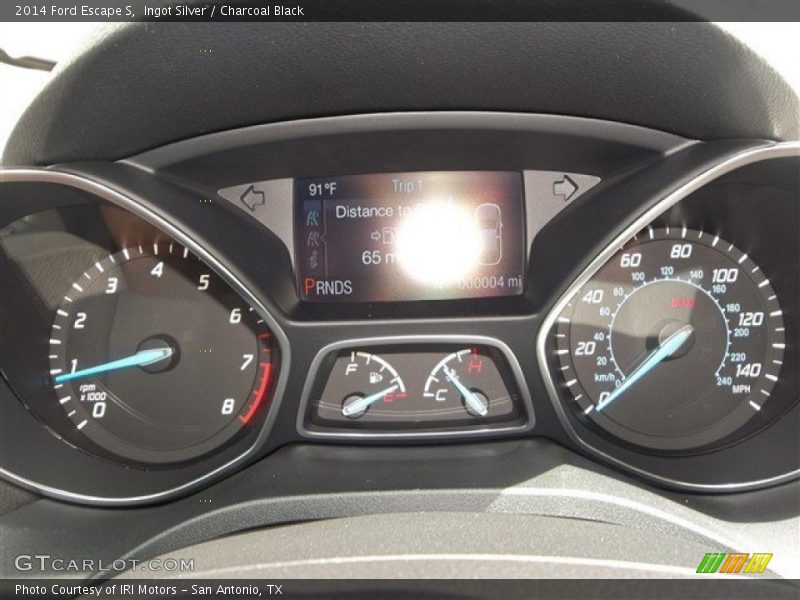 Ingot Silver / Charcoal Black 2014 Ford Escape S