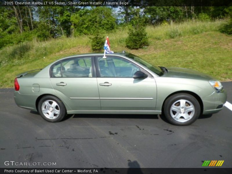  2005 Malibu LT V6 Sedan Silver Green Metallic