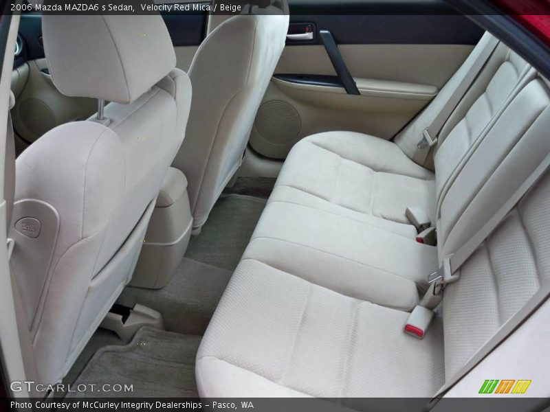 Velocity Red Mica / Beige 2006 Mazda MAZDA6 s Sedan