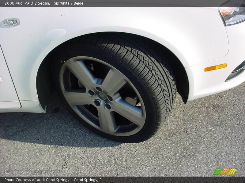 Ibis White / Beige 2008 Audi A4 3.2 Sedan