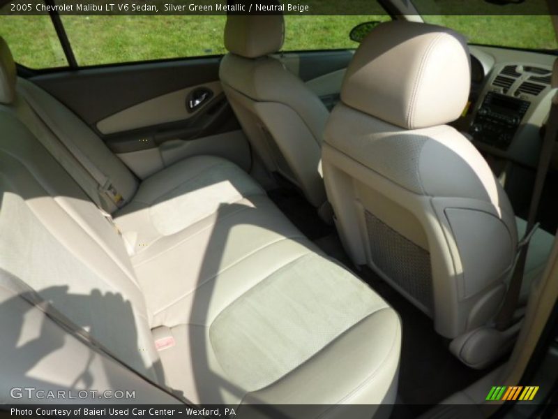 Silver Green Metallic / Neutral Beige 2005 Chevrolet Malibu LT V6 Sedan