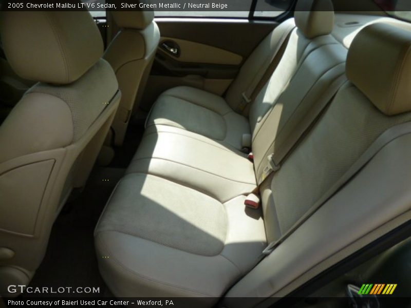 Silver Green Metallic / Neutral Beige 2005 Chevrolet Malibu LT V6 Sedan