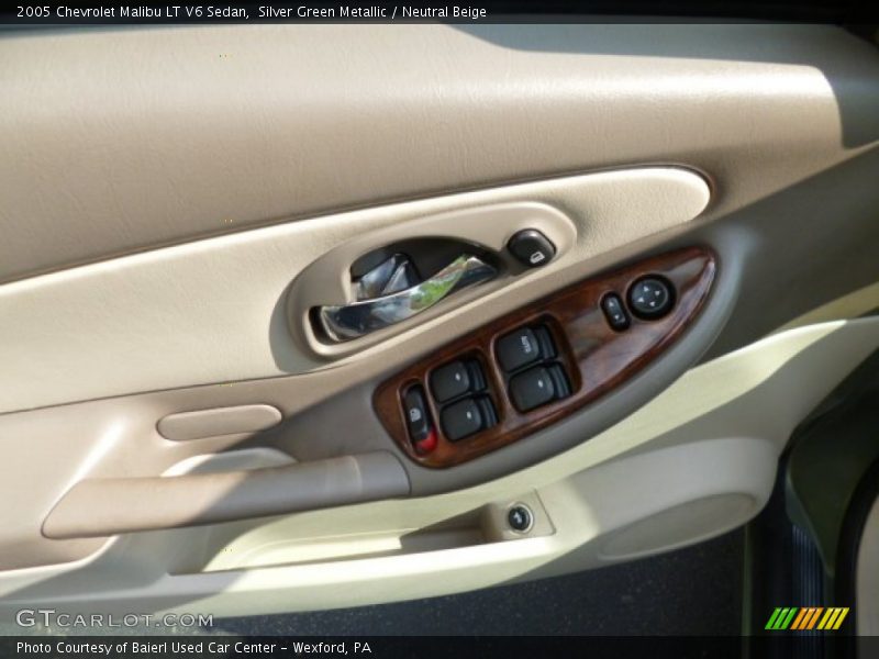 Silver Green Metallic / Neutral Beige 2005 Chevrolet Malibu LT V6 Sedan