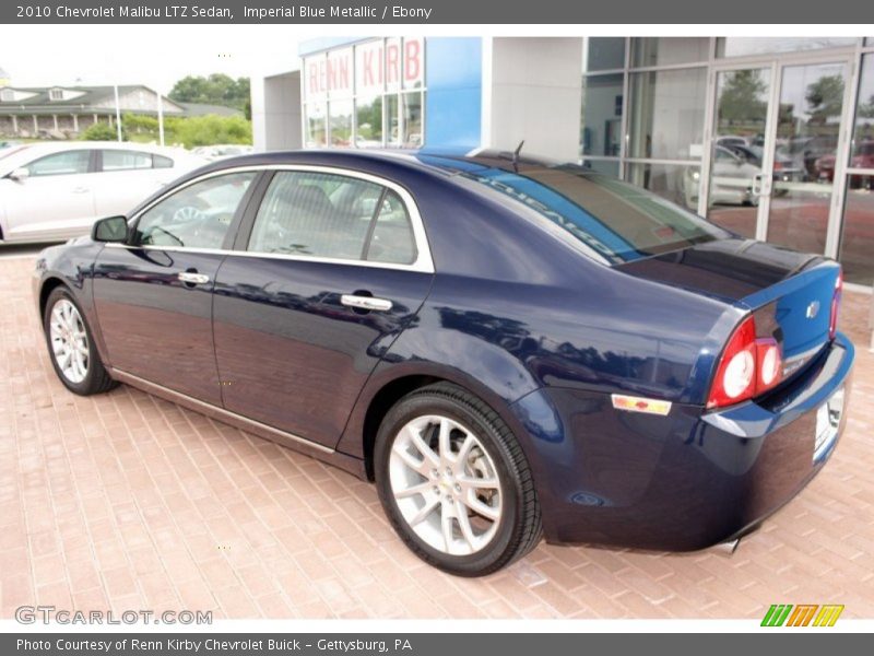 Imperial Blue Metallic / Ebony 2010 Chevrolet Malibu LTZ Sedan