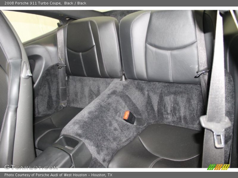 Rear Seat of 2008 911 Turbo Coupe