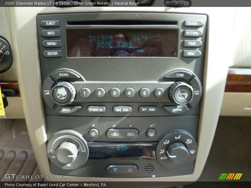 Silver Green Metallic / Neutral Beige 2005 Chevrolet Malibu LT V6 Sedan