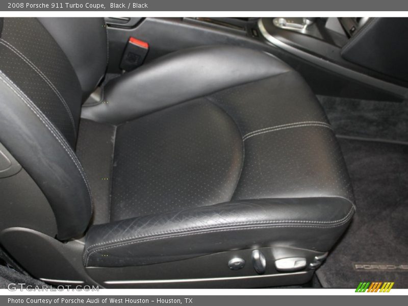 Black / Black 2008 Porsche 911 Turbo Coupe