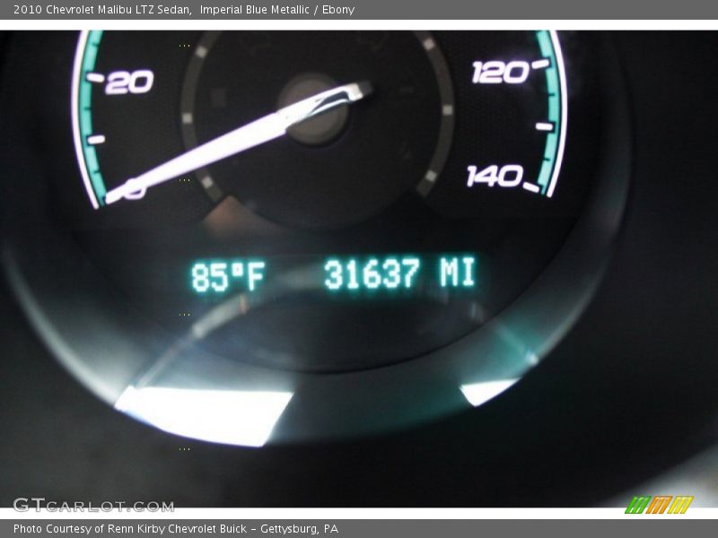 Imperial Blue Metallic / Ebony 2010 Chevrolet Malibu LTZ Sedan