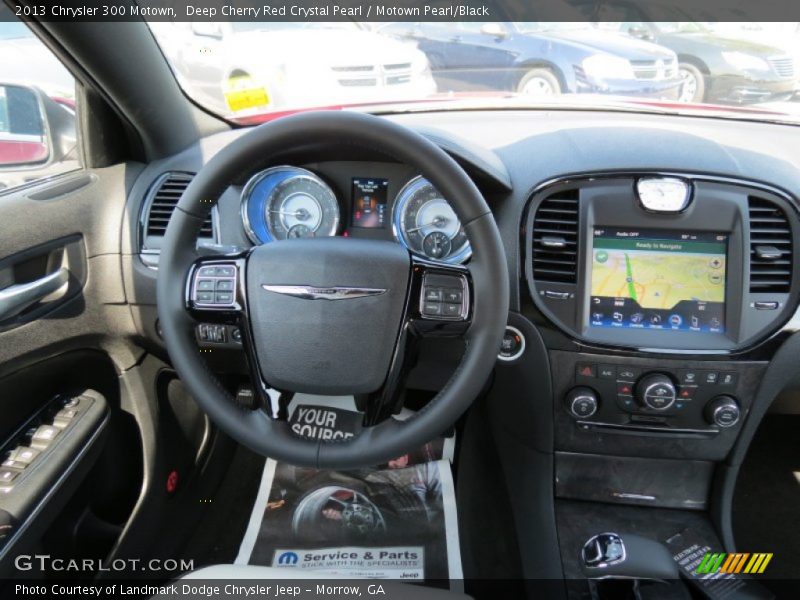 Deep Cherry Red Crystal Pearl / Motown Pearl/Black 2013 Chrysler 300 Motown