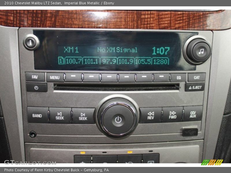 Audio System of 2010 Malibu LTZ Sedan