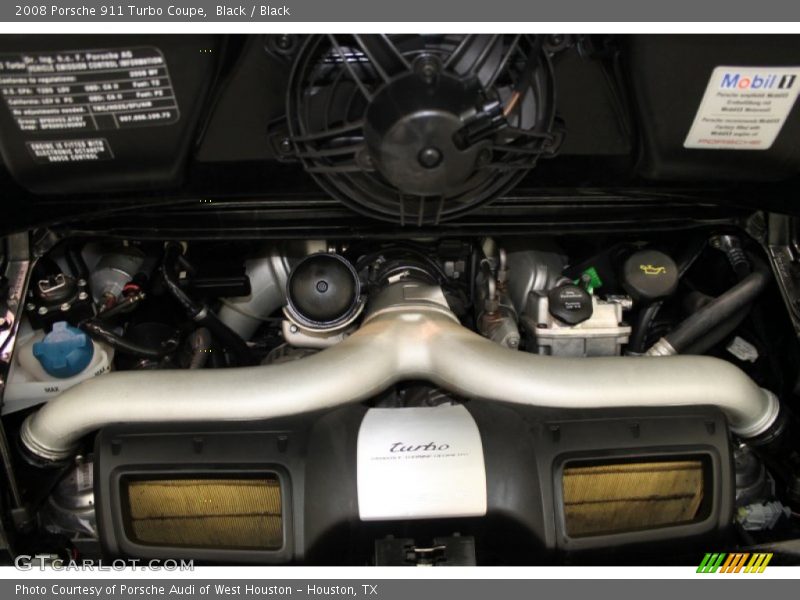 Black / Black 2008 Porsche 911 Turbo Coupe