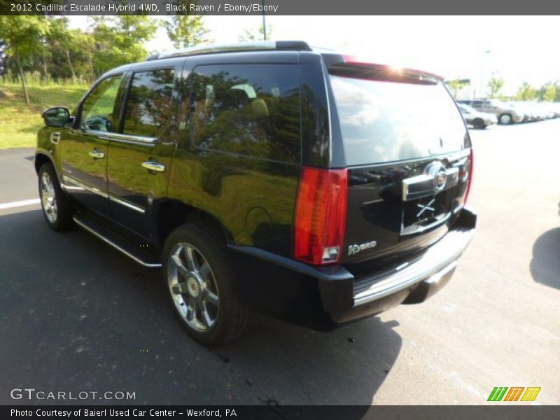 Black Raven / Ebony/Ebony 2012 Cadillac Escalade Hybrid 4WD