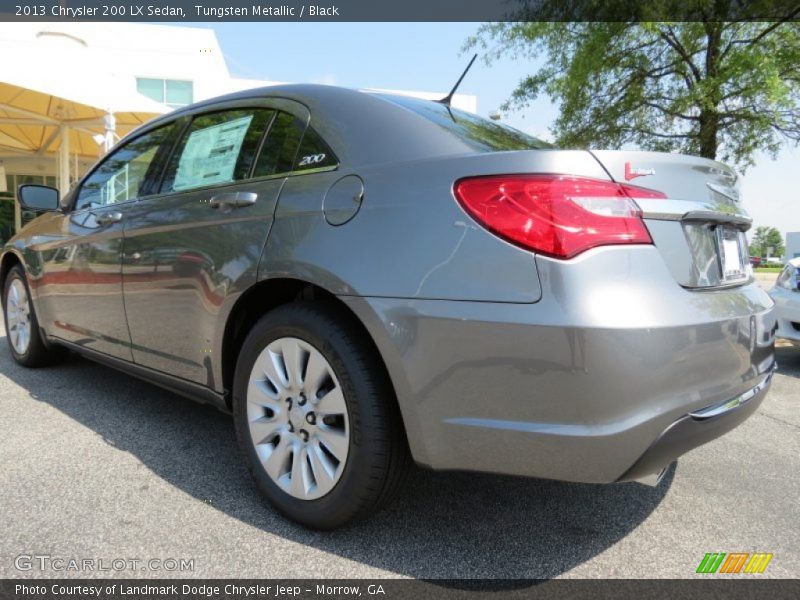Tungsten Metallic / Black 2013 Chrysler 200 LX Sedan