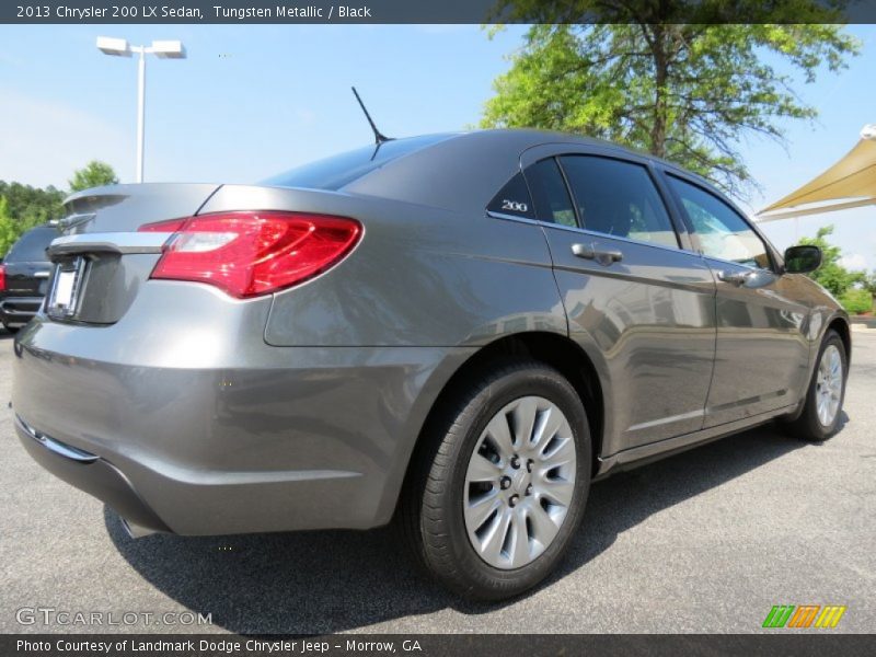 Tungsten Metallic / Black 2013 Chrysler 200 LX Sedan