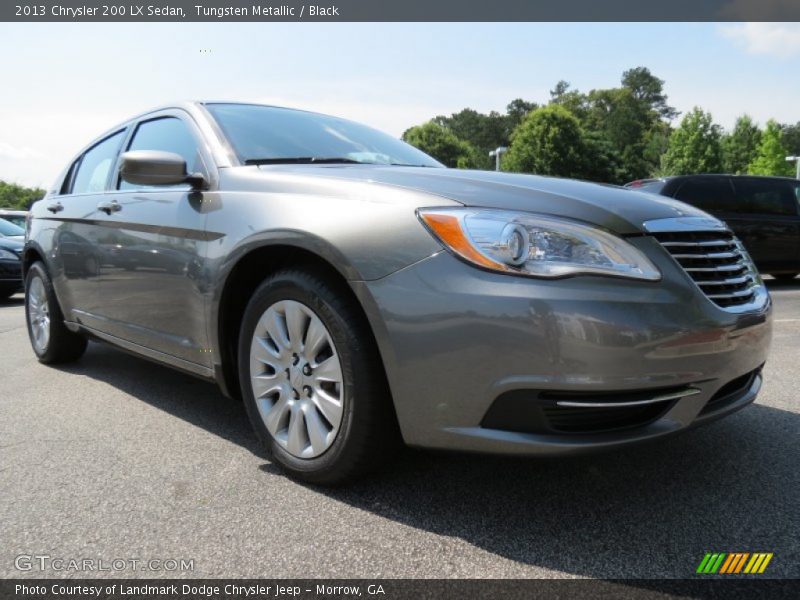 Tungsten Metallic / Black 2013 Chrysler 200 LX Sedan