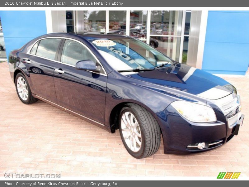 Imperial Blue Metallic / Ebony 2010 Chevrolet Malibu LTZ Sedan