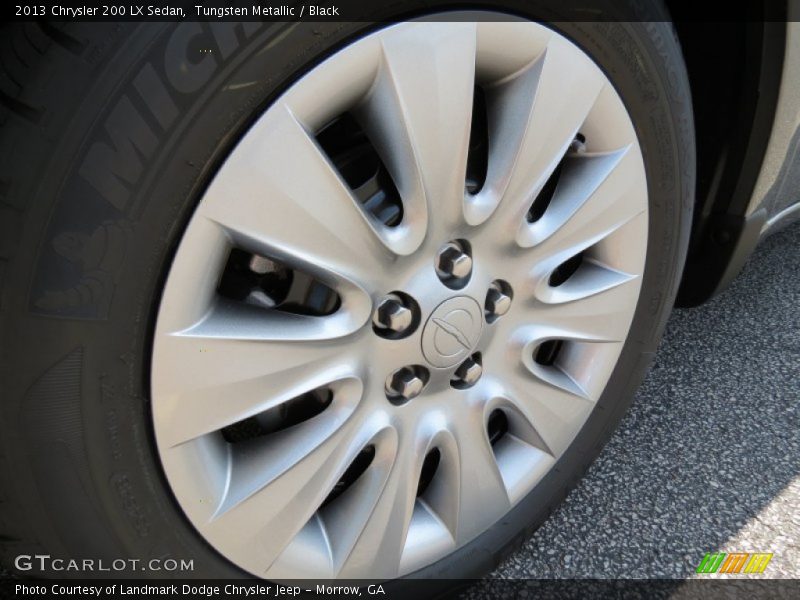 Tungsten Metallic / Black 2013 Chrysler 200 LX Sedan