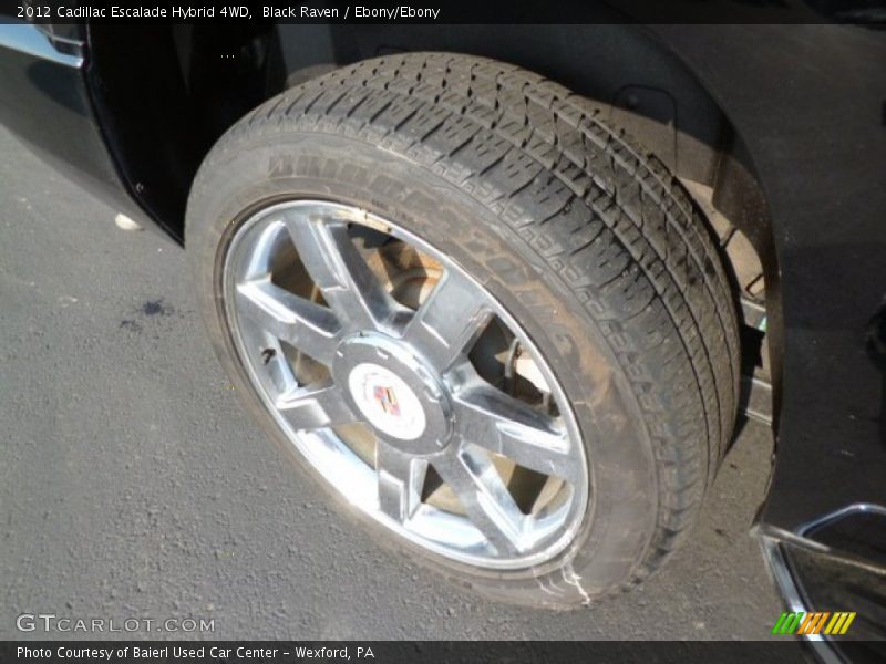 Black Raven / Ebony/Ebony 2012 Cadillac Escalade Hybrid 4WD