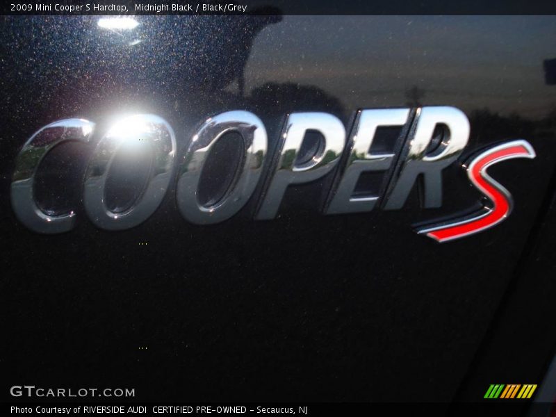 Midnight Black / Black/Grey 2009 Mini Cooper S Hardtop